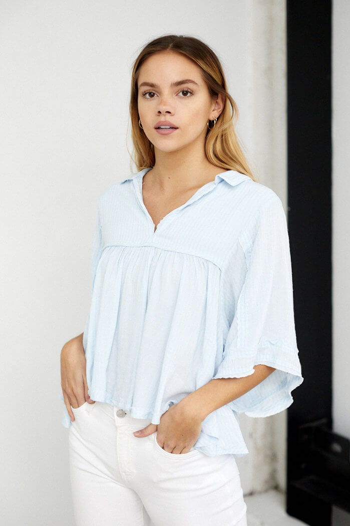 Heather Short Sleeve Top - fab'rik