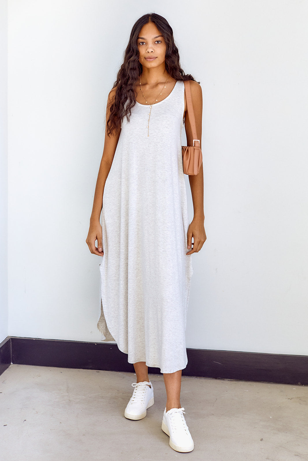 SALE - Lorree Cross Back Knit Midi Dress - fab'rik