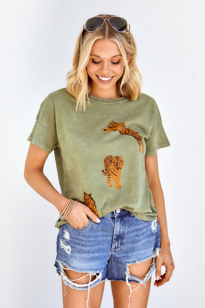 Glenn Tiger Graphic Tee - fab'rik