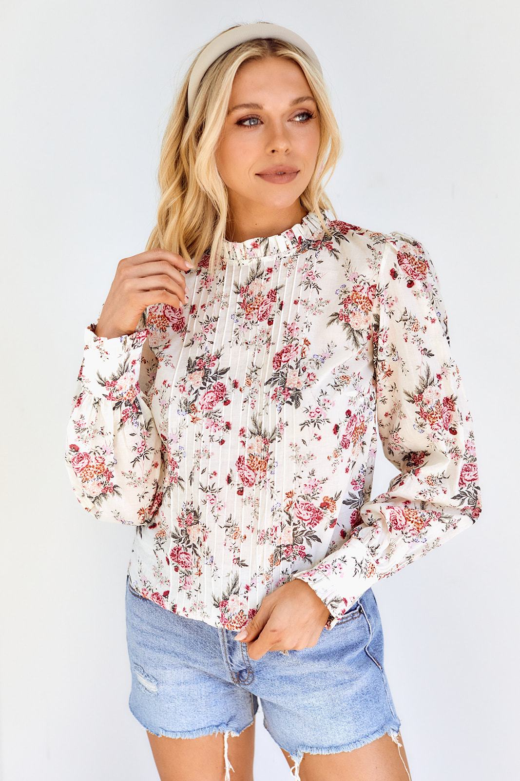 SALE - Nadine Floral Blouse - fab'rik