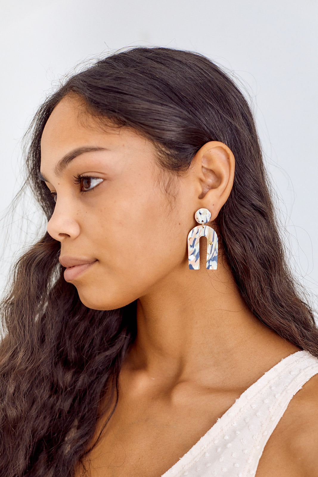Giselle Rainbow Shape Earrings - fab'rik