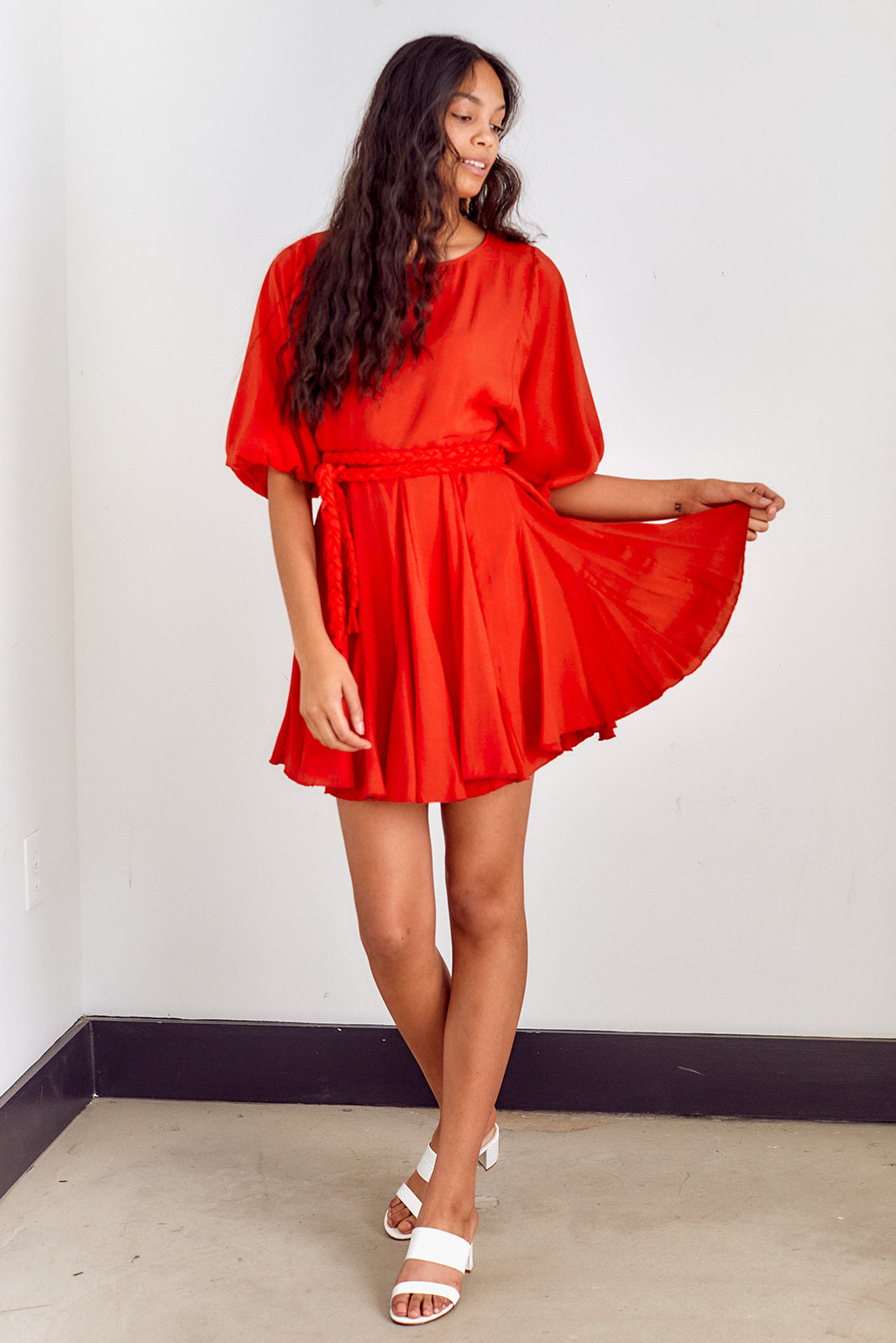 Amara Tie Waist Dress - fab'rik