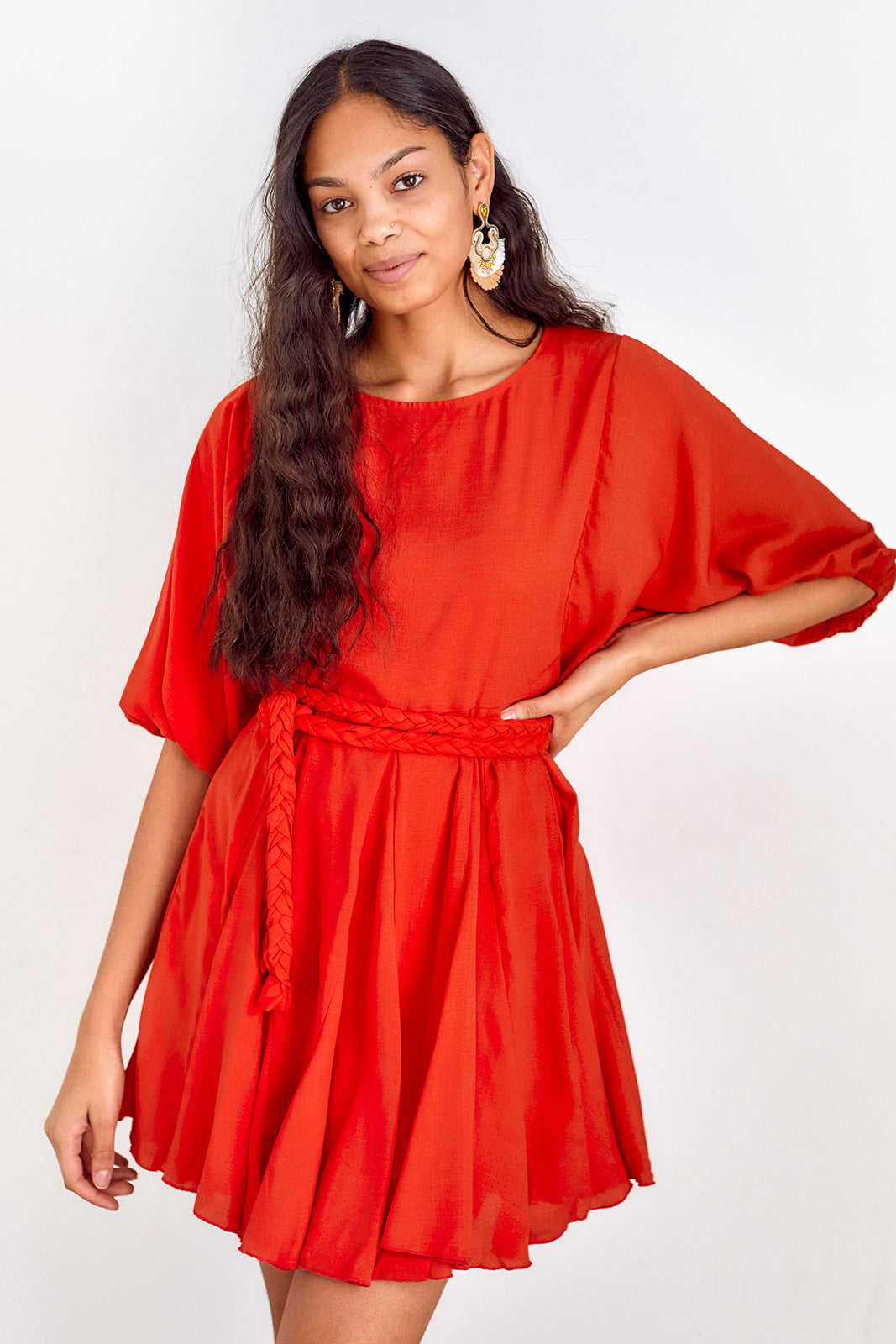 Amara Tie Waist Dress - fab'rik