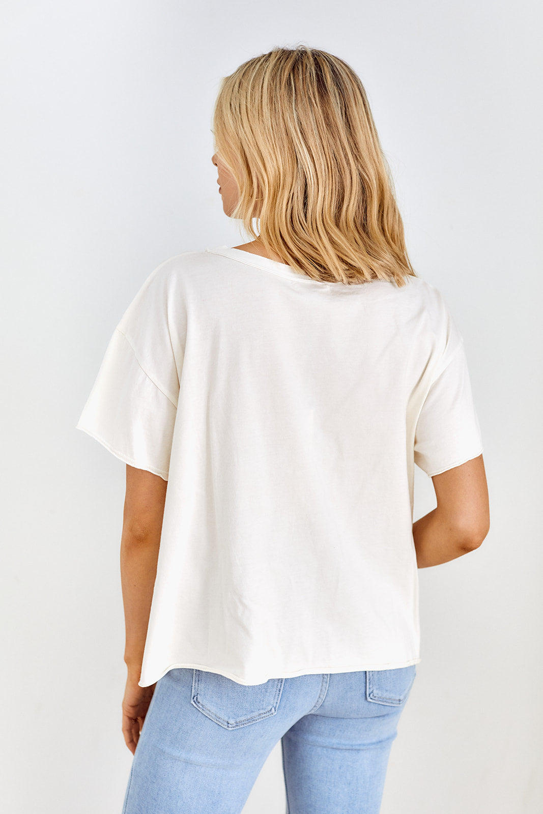 SALE - Liana Ruffle Detail Tee - fab'rik