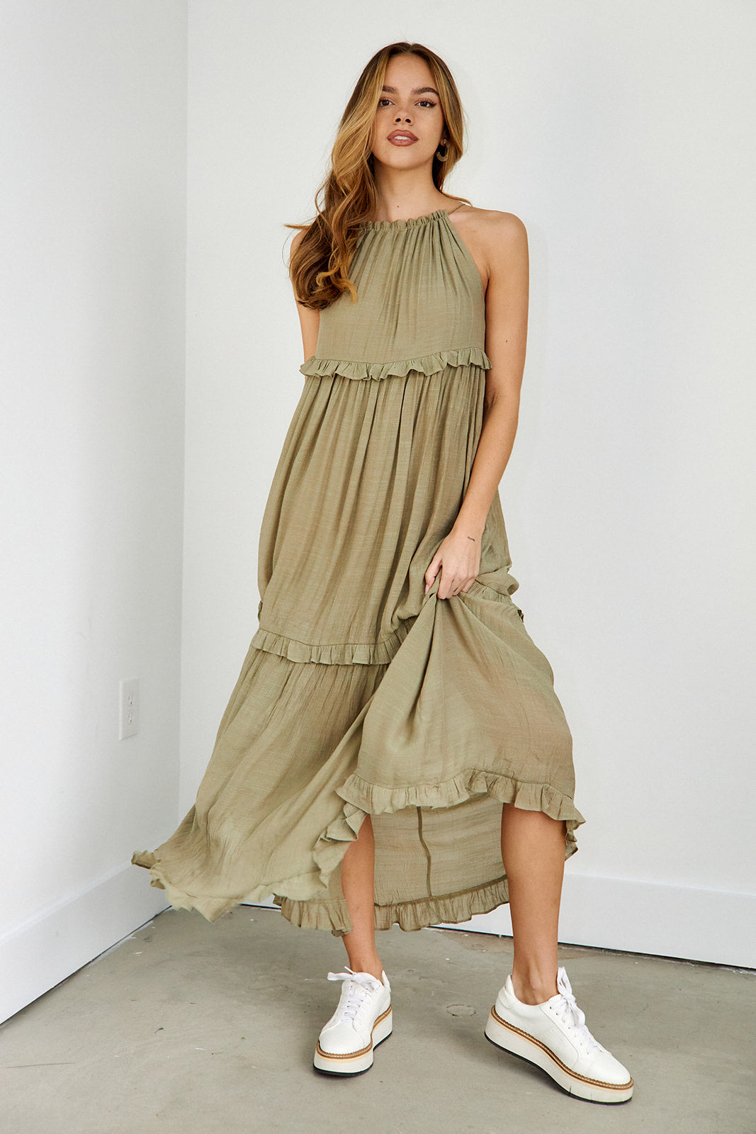 Metta Tiered Maxi Dress - fab'rik