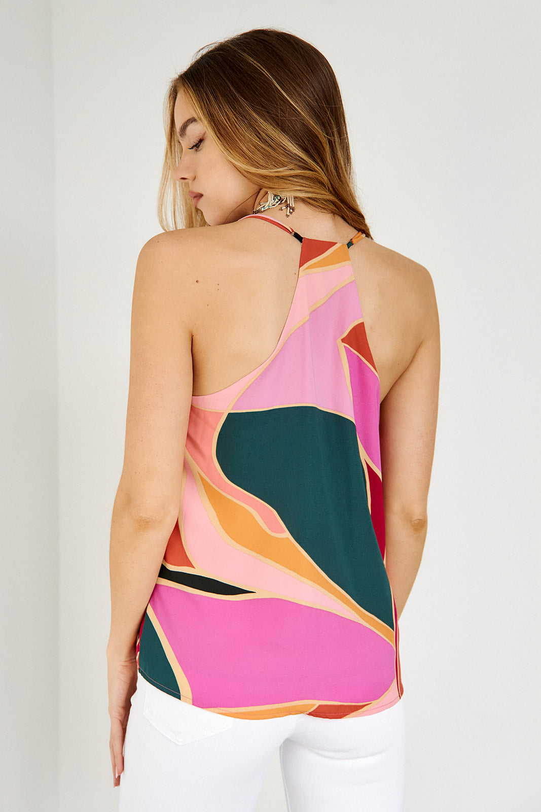 Rigby Printed Racerback Tank - fab'rik