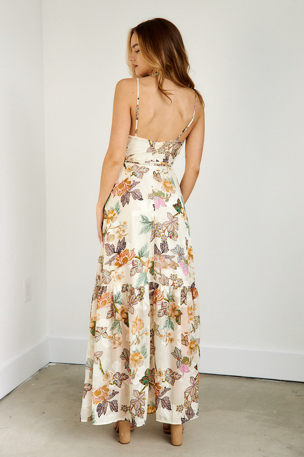 Ellie Floral Wrap Maxi Dress - fab'rik