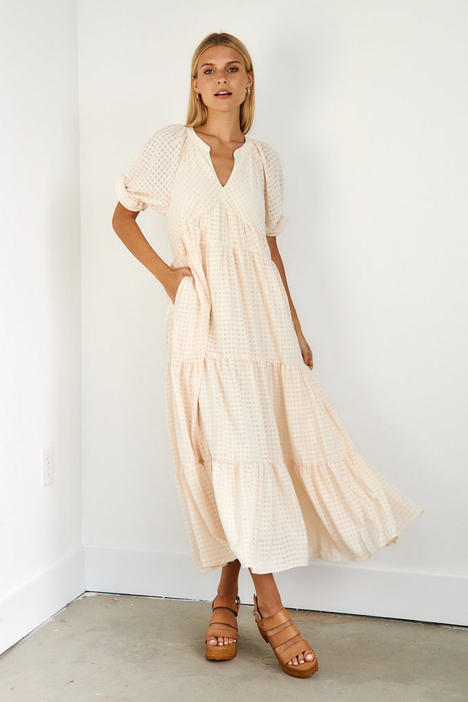 Gates Gingham Maxi Dress - fab'rik