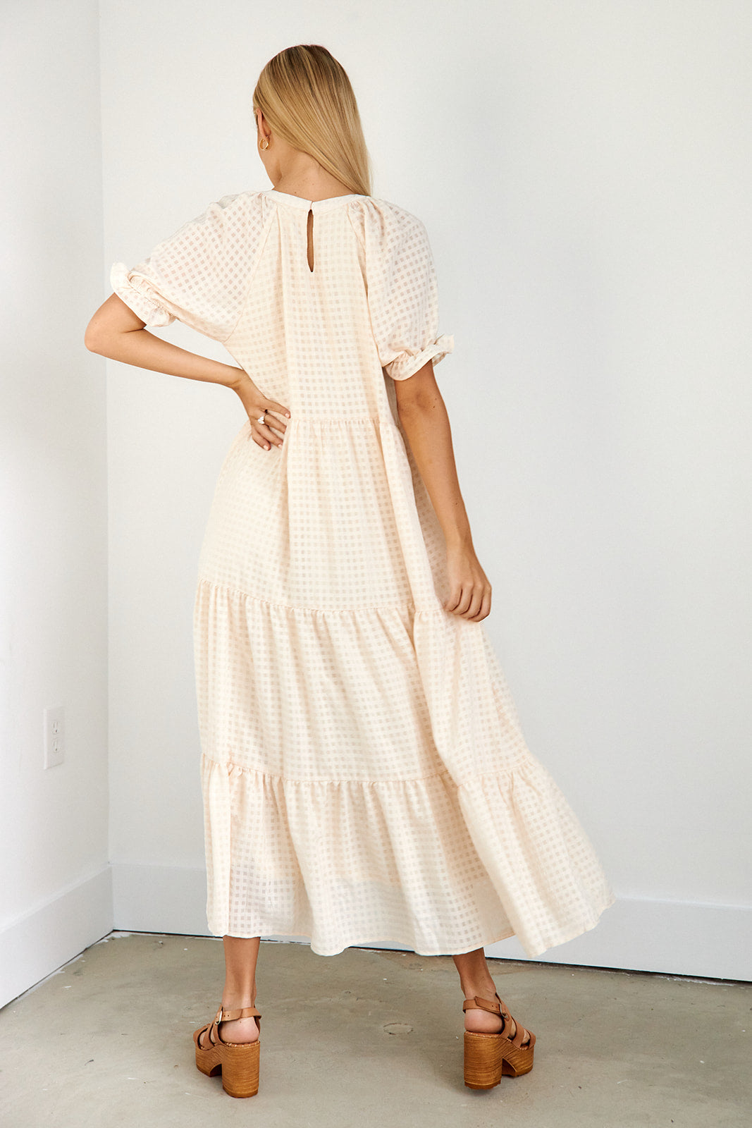 Gates Gingham Maxi Dress - fab'rik