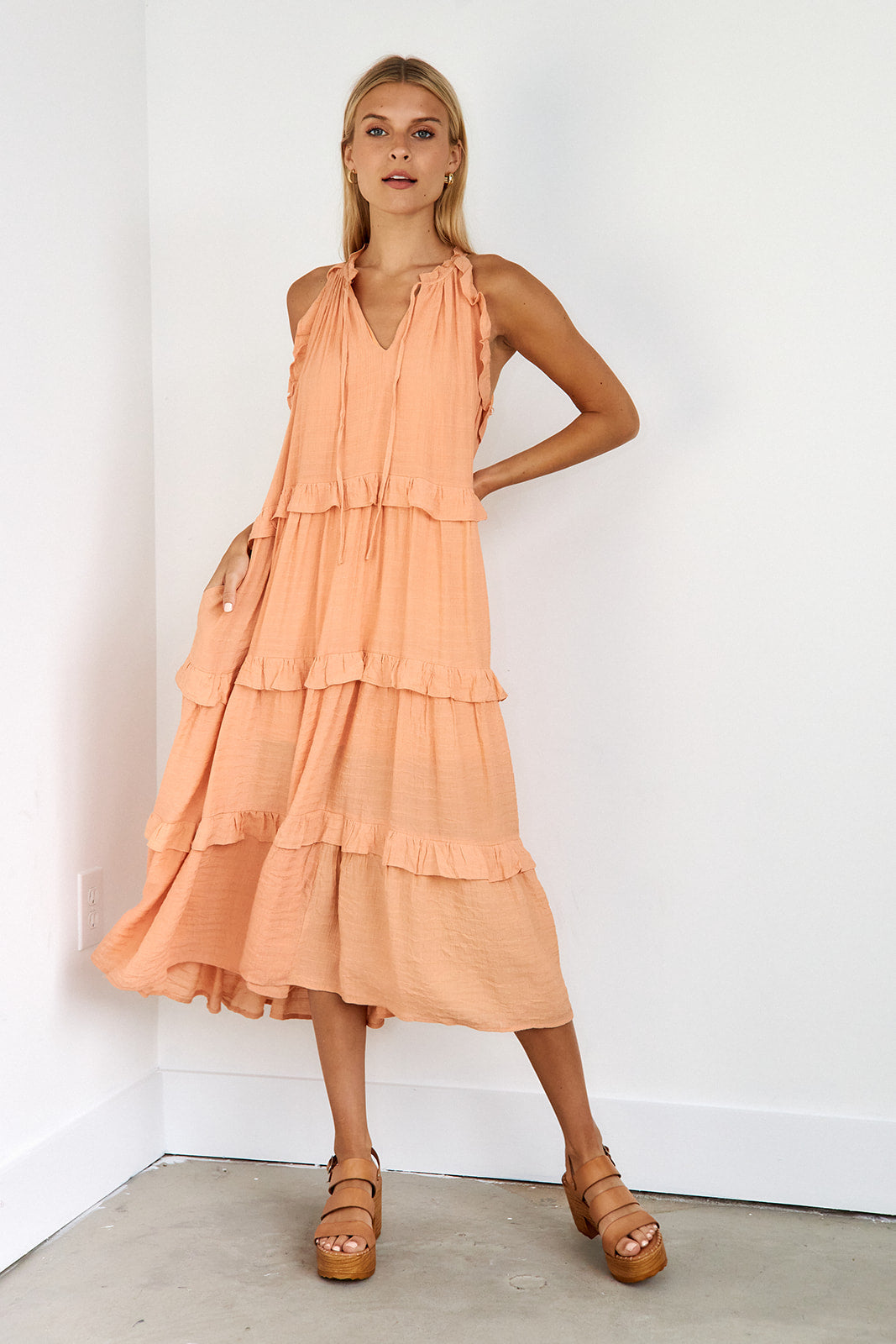 Jerne Tiered Maxi Dress - fab'rik