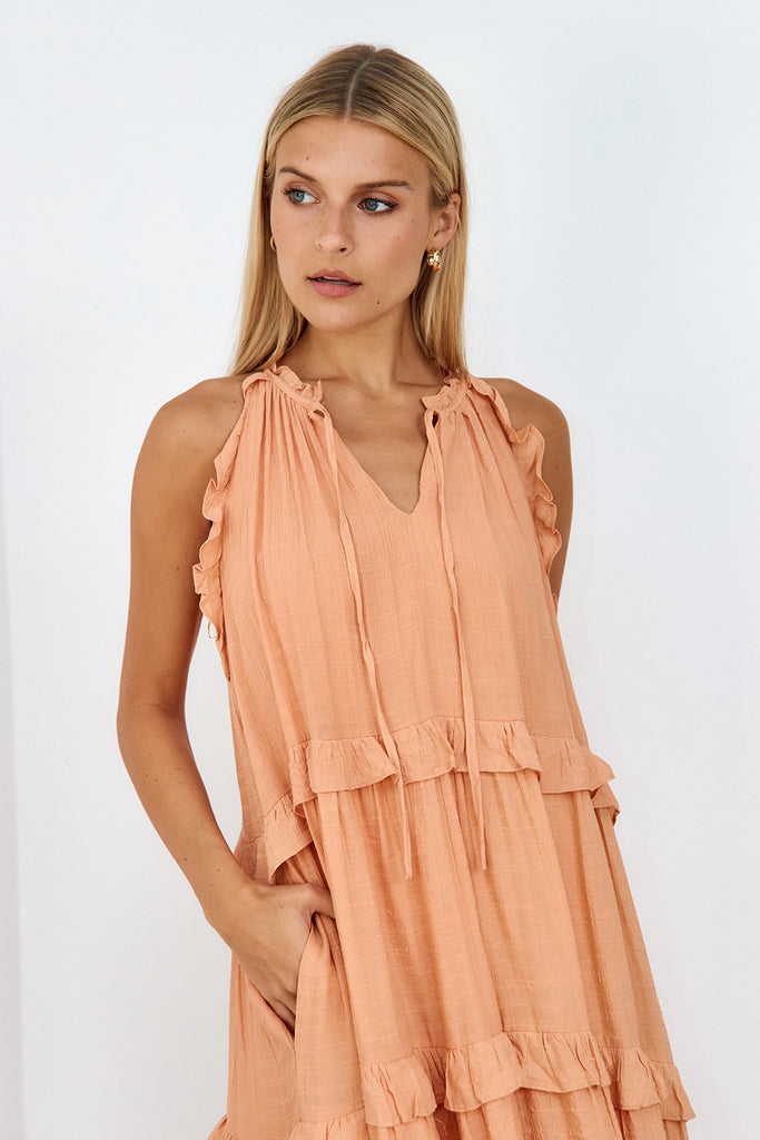 Jerne Tiered Maxi Dress - fab'rik