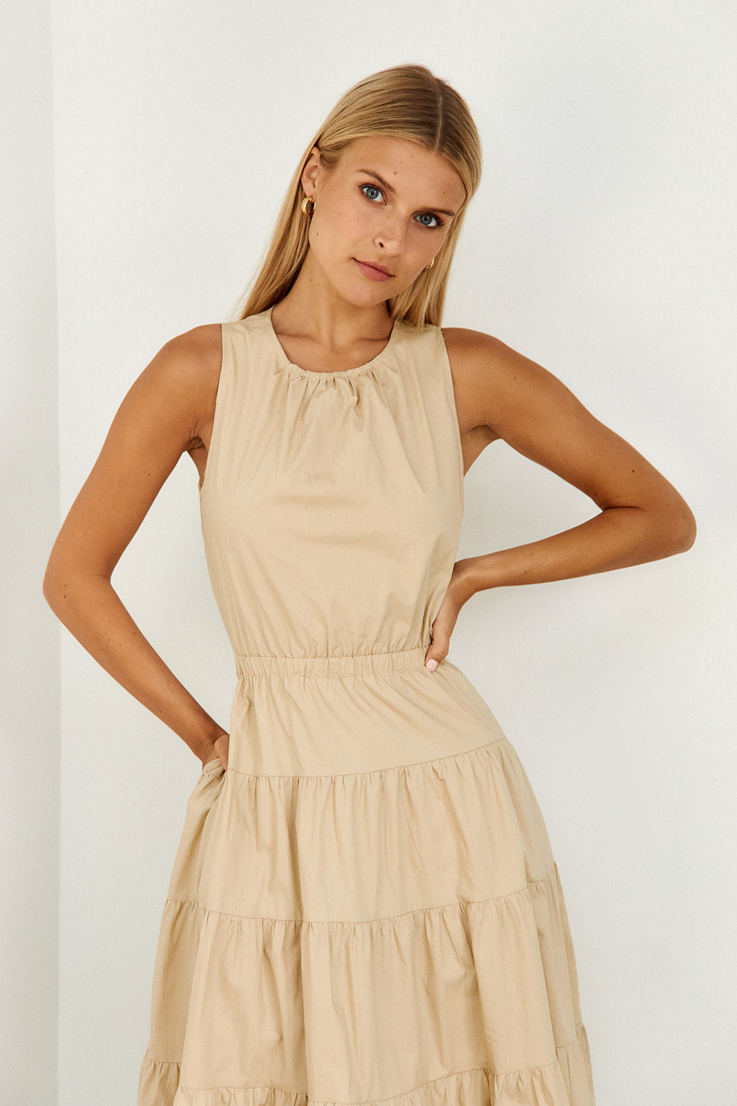 Malia Tiered Maxi Dress - fab'rik