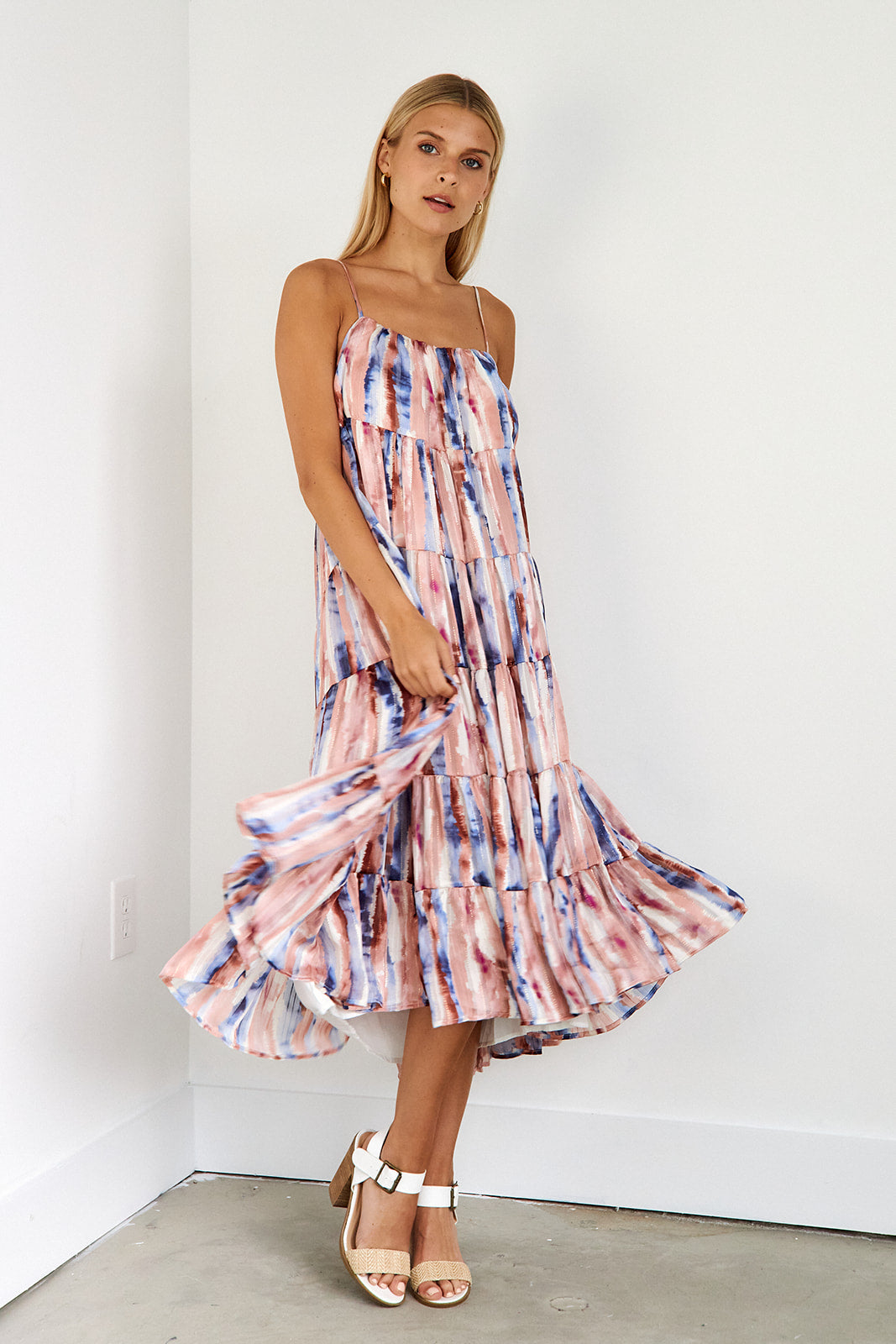 River Tie Dye Maxi Dress - fab'rik