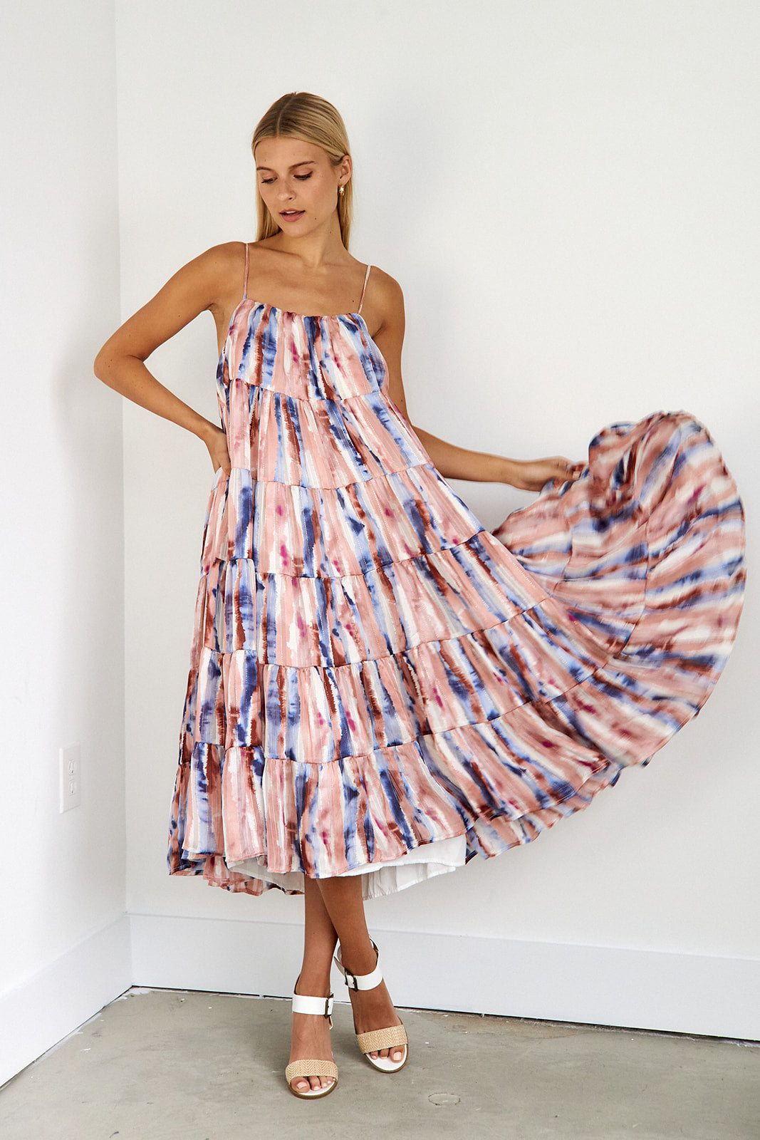 River Tie Dye Maxi Dress - fab'rik