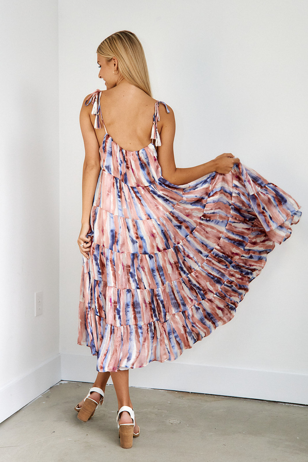 River Tie Dye Maxi Dress - fab'rik