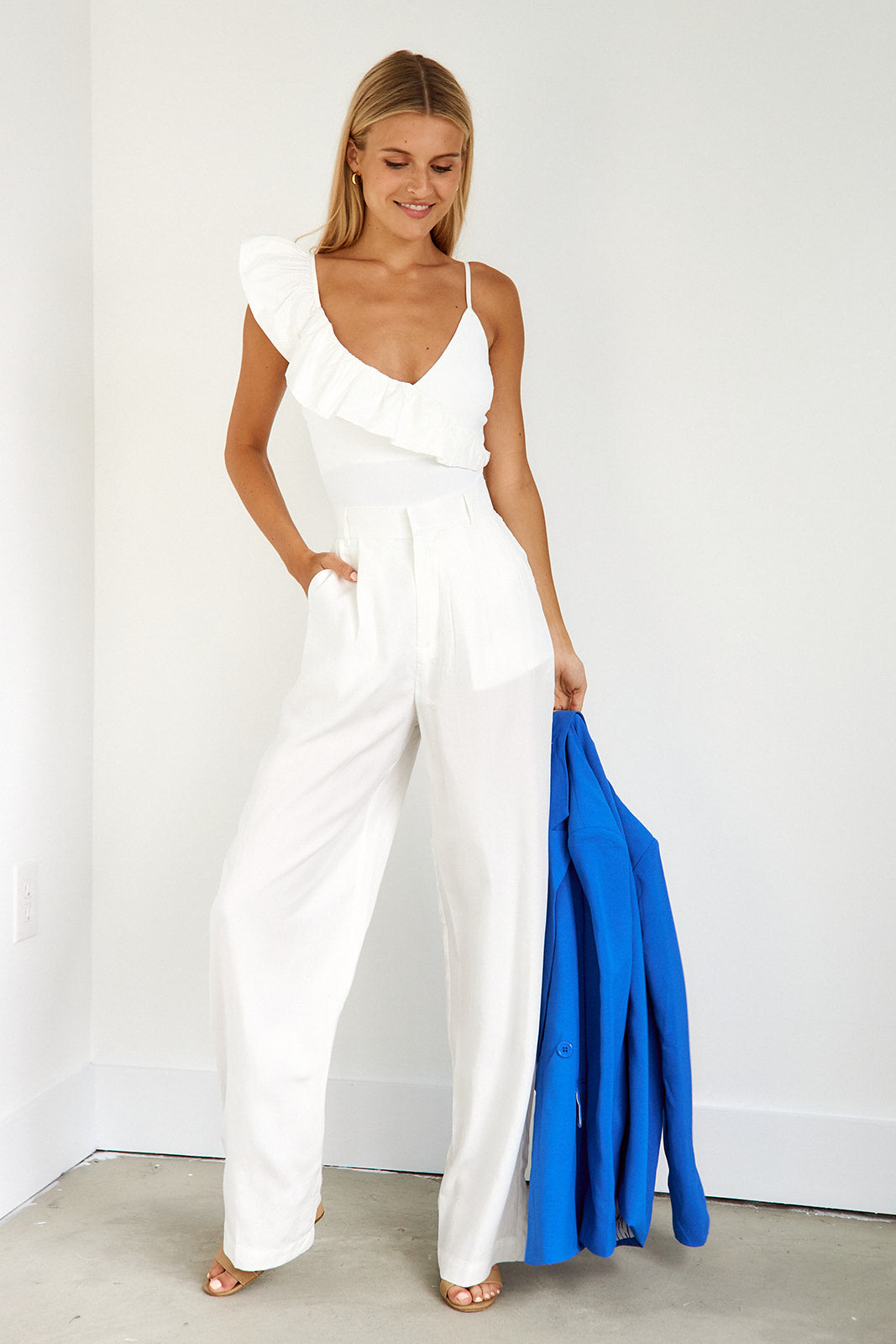 Maren Ruffled Detail Bodysuit - fab'rik