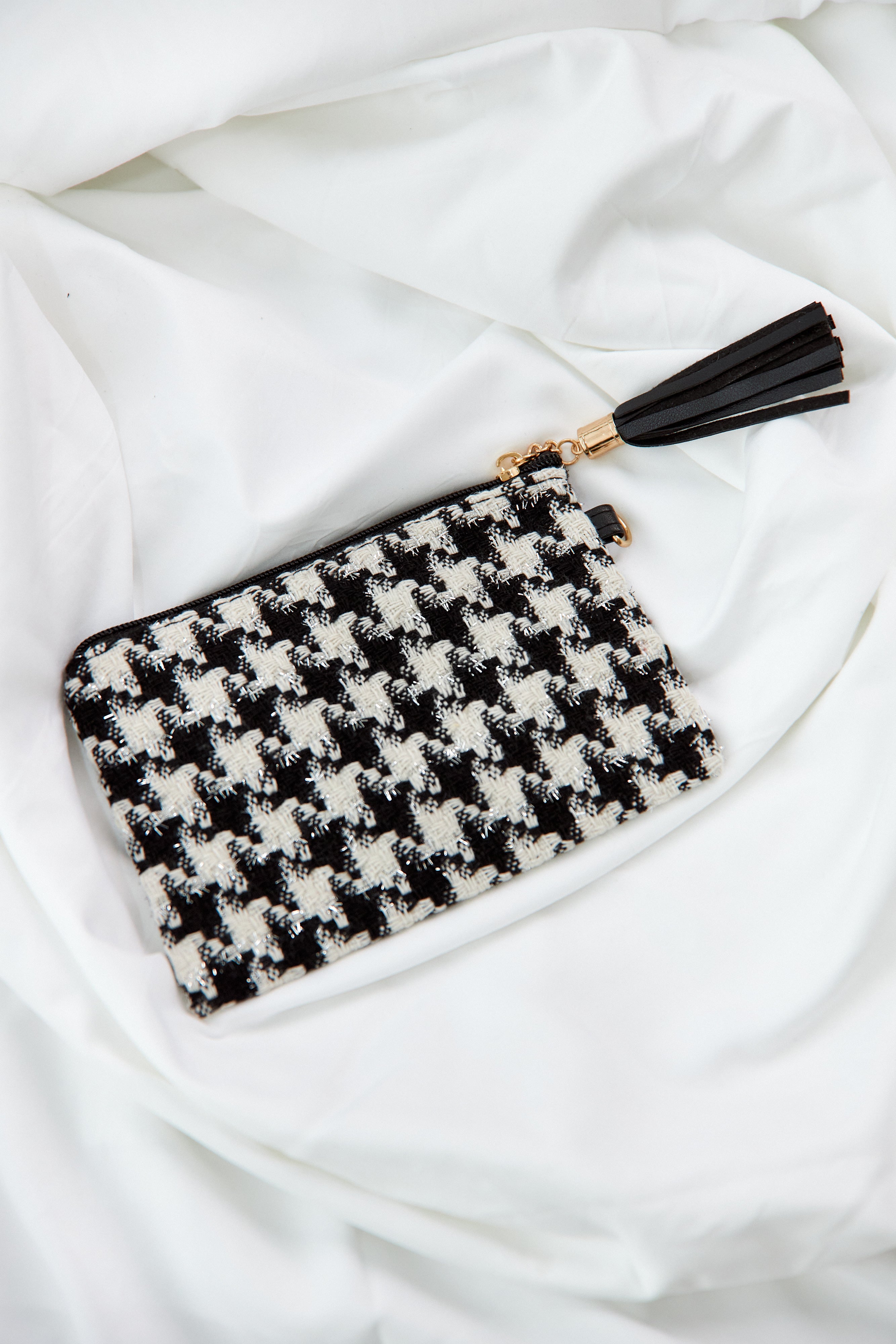 Middleton Houndstooth Wristlet - fab'rik