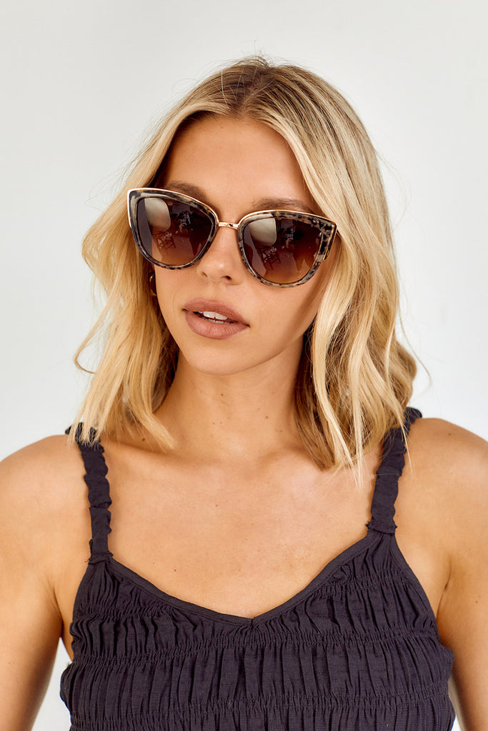 Aymes Oversized Cat Eye Sunglasses - fab'rik