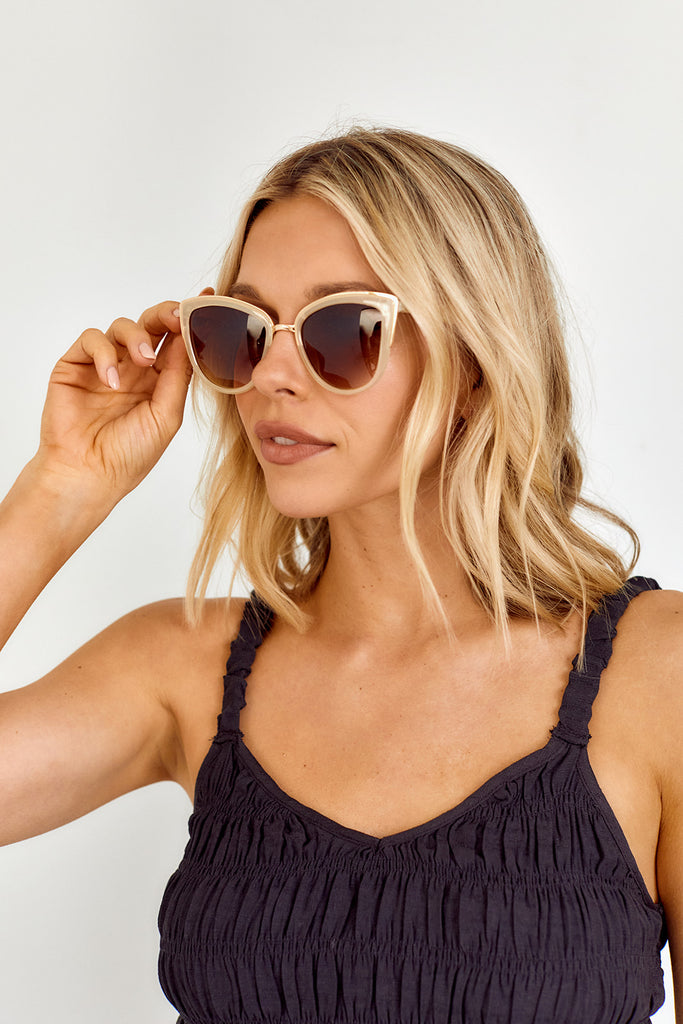 Aymes Oversized Cat Eye Sunglasses - fab'rik