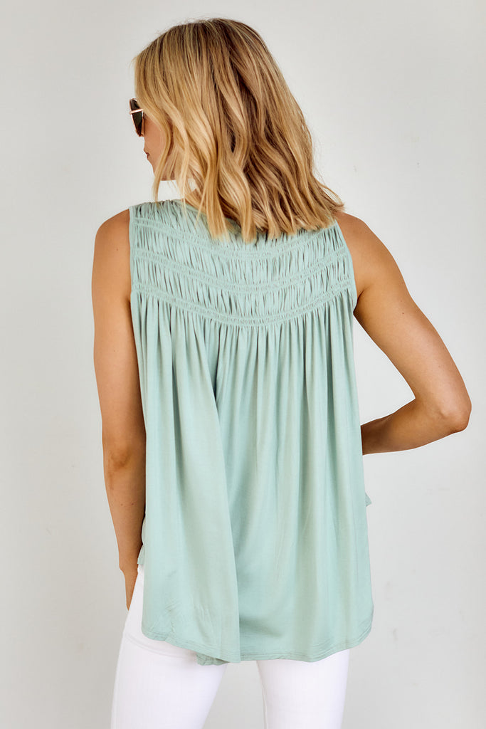 Valerie Ruched Swing Top - fab'rik
