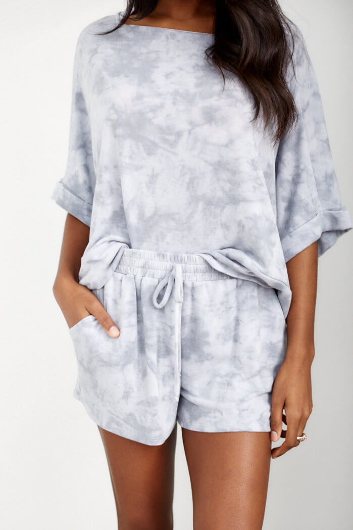 SALE - Maribel Tie Dye Drawstring Short - fab'rik