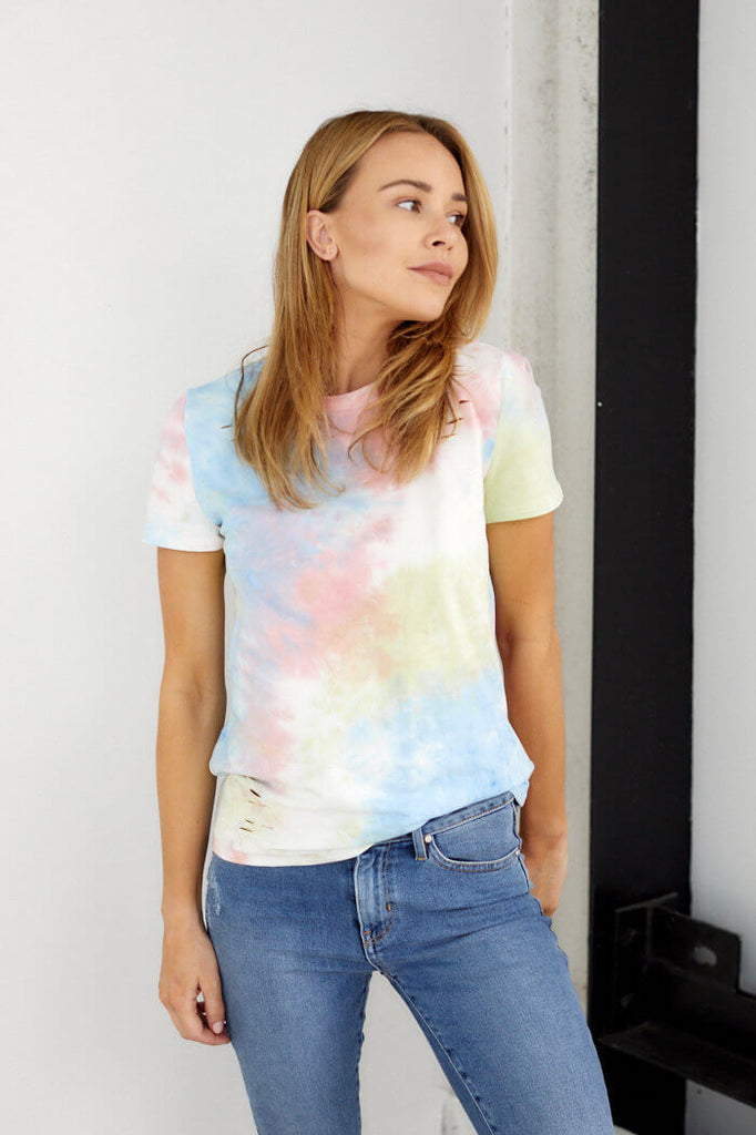 Emerson Distressed Tie-Dye Knit Top - fab'rik