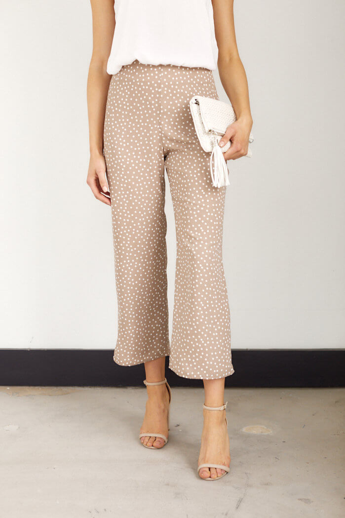 SALE - Natalia Woven Polka Dot Pant - fab'rik