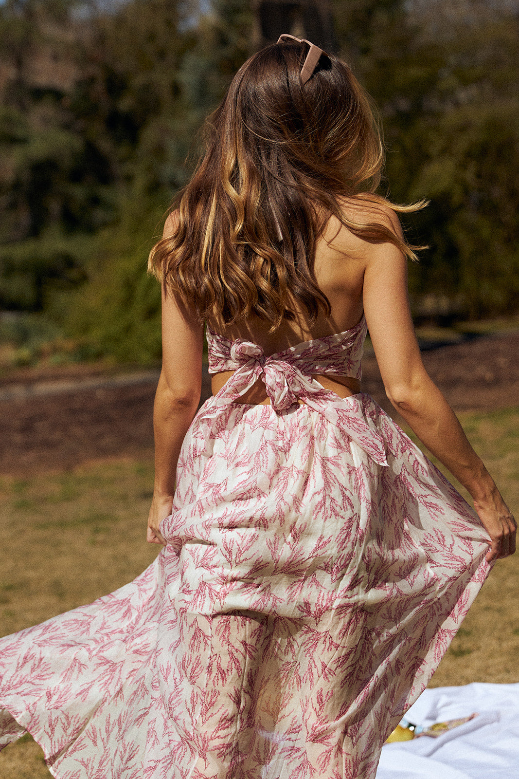 Natalya Halter Back Maxi Dress - fab'rik