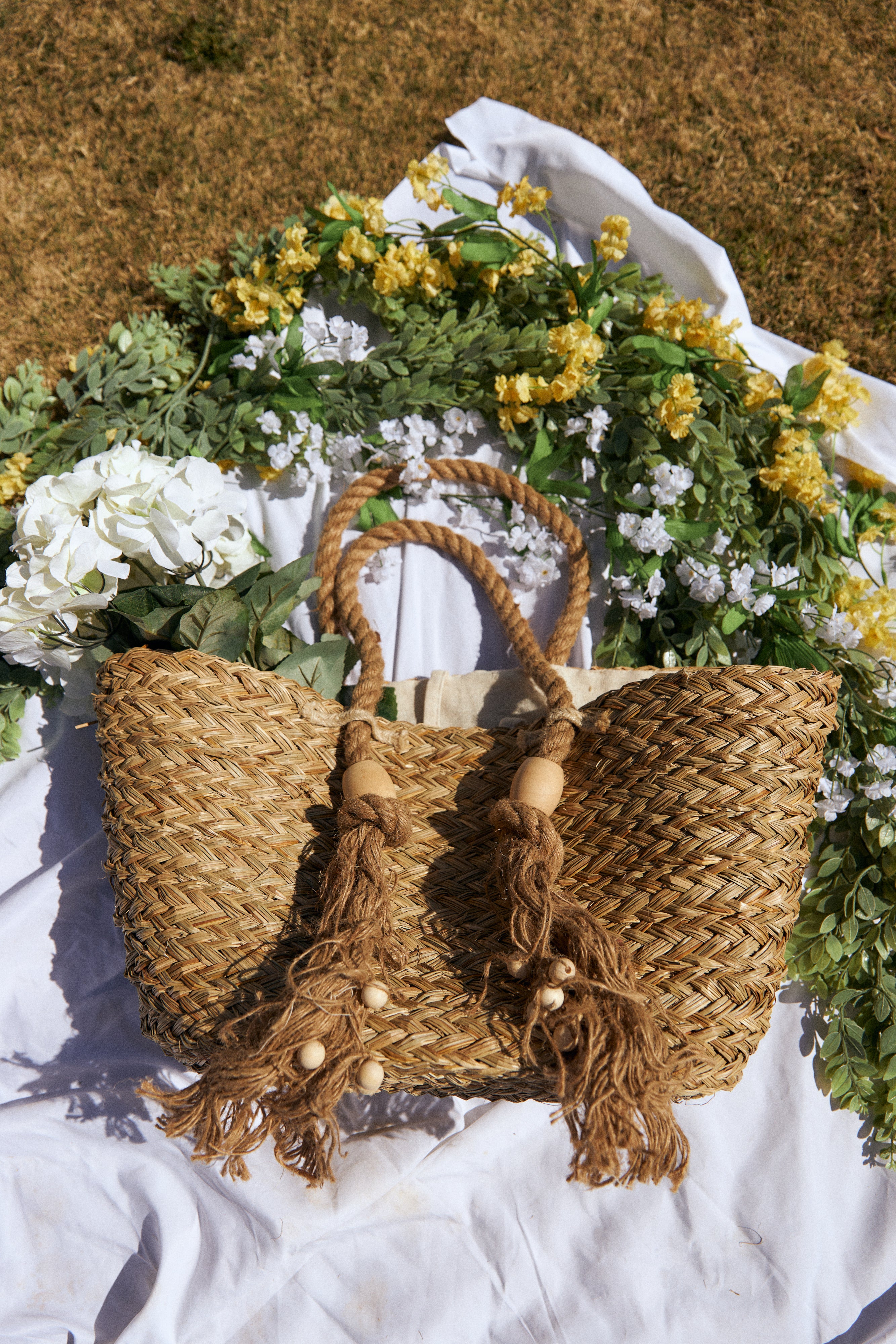 Alden Fringe Knot Tote - fab'rik