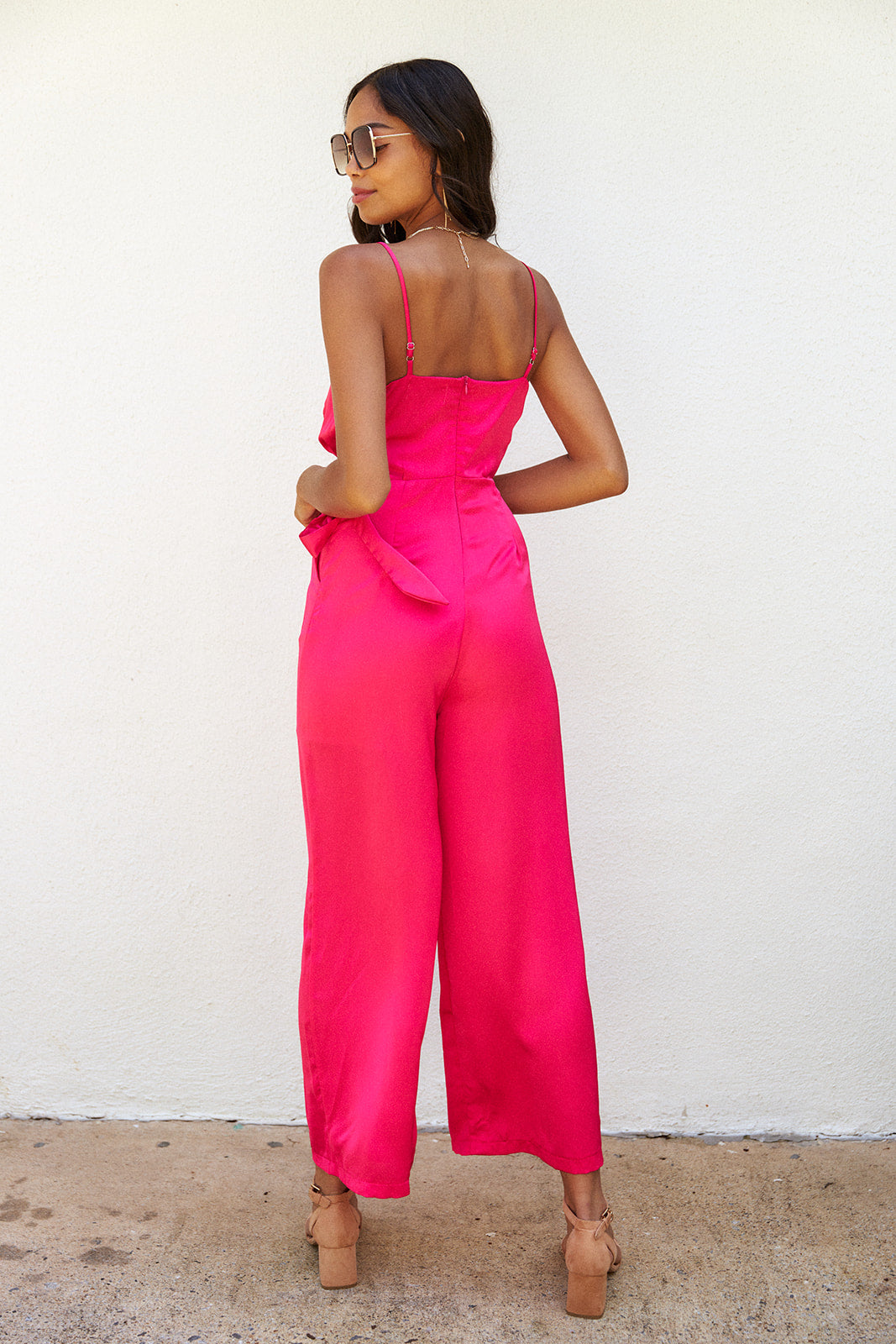 Blanche Surplice Style Jumpsuit - fab'rik