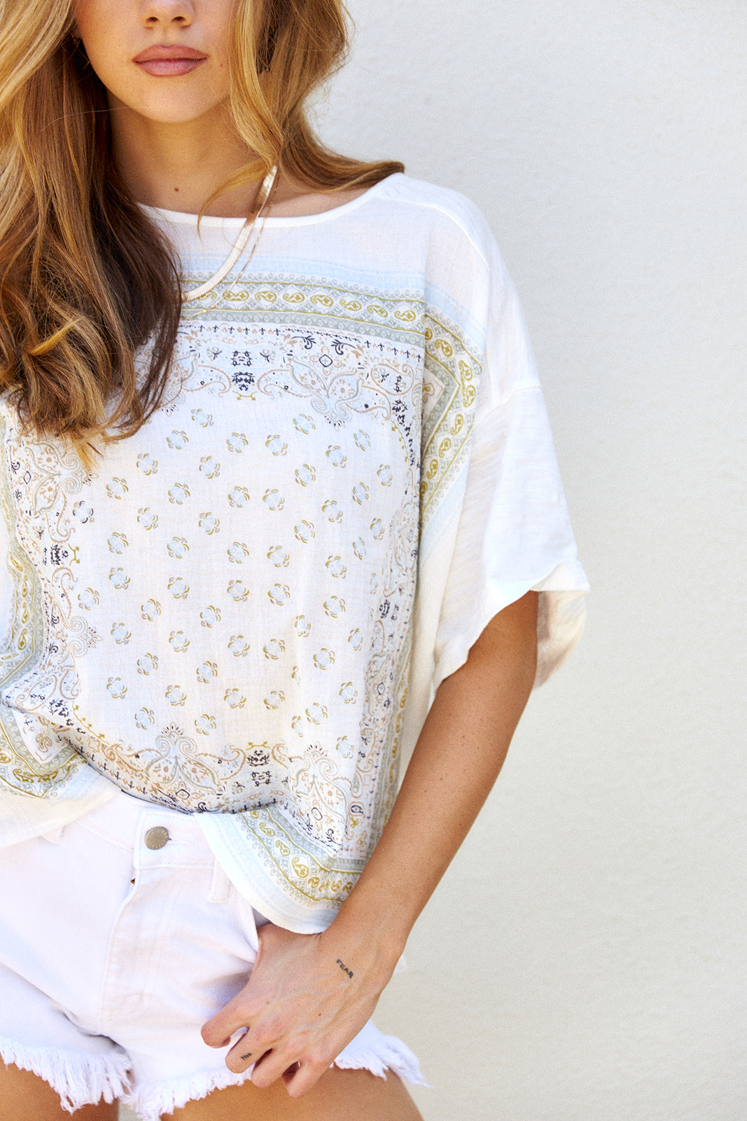 Morley Printed Short Sleeve Blouse - fab'rik