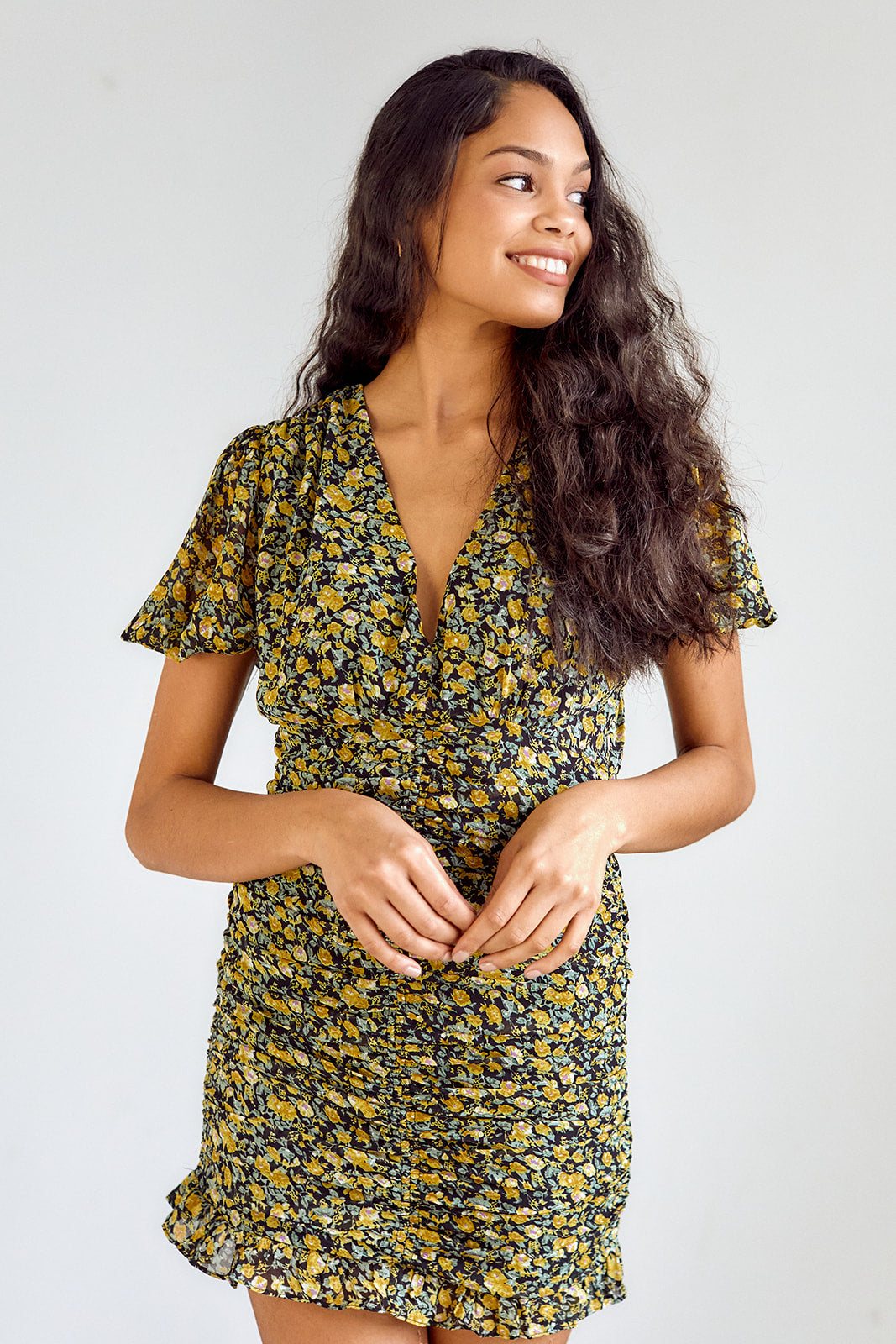 SALE - Lauderdale Floral Printed Dress - fab'rik