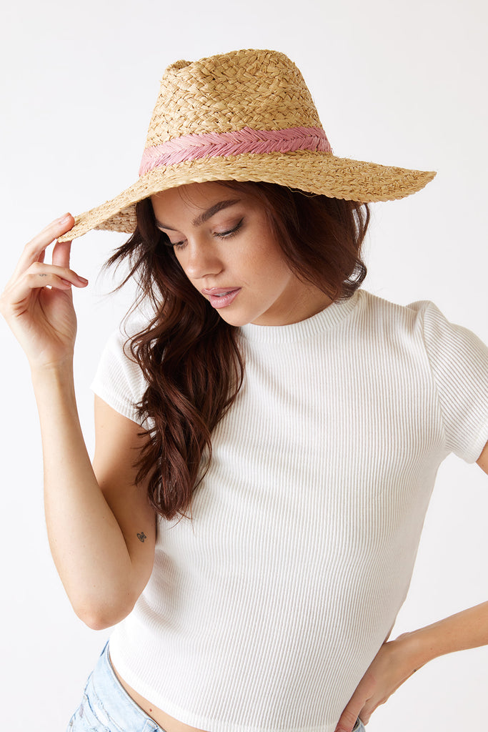 Jessie Raffia Hat - fab'rik