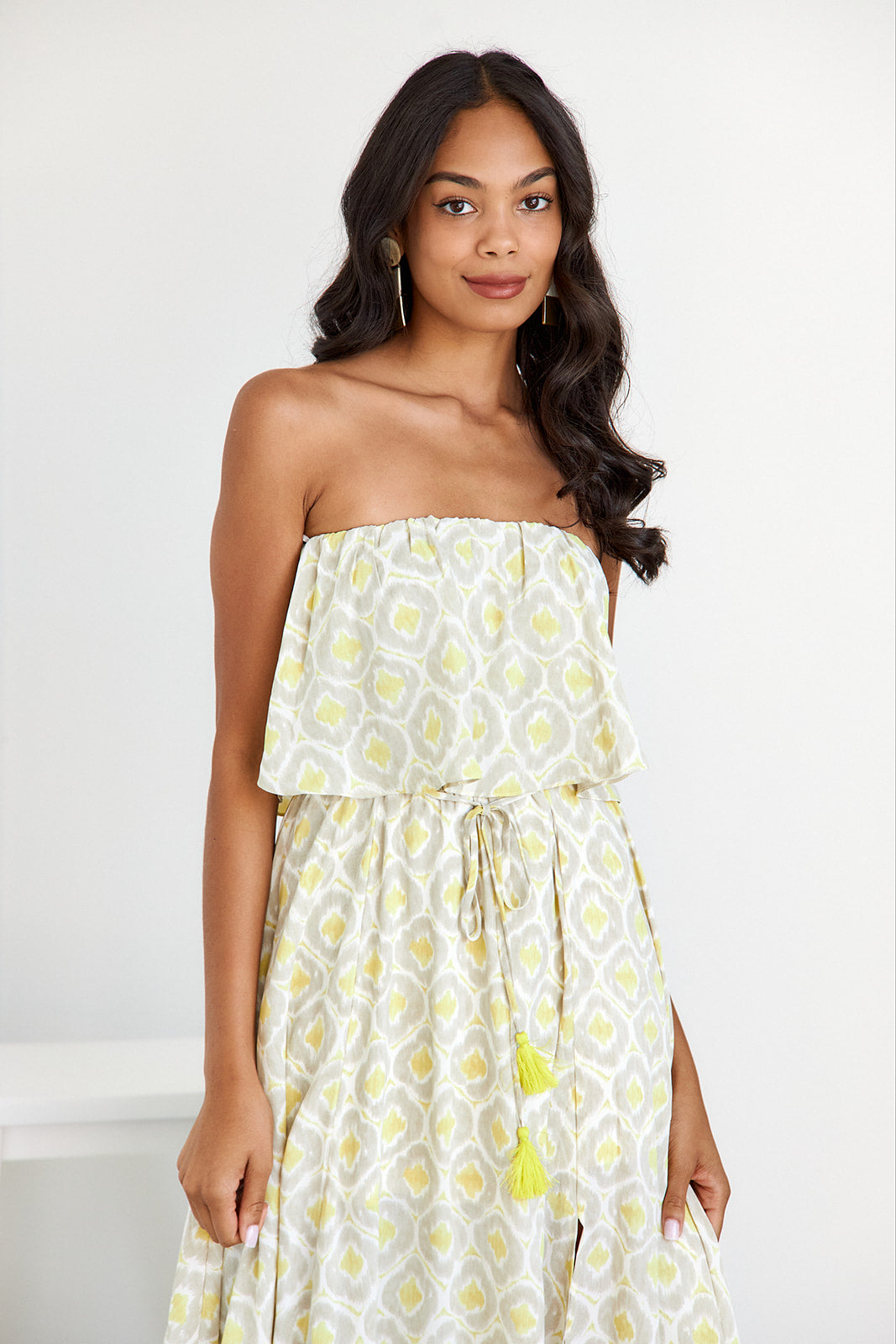 Airelle Belted Maxi Dress - fab'rik