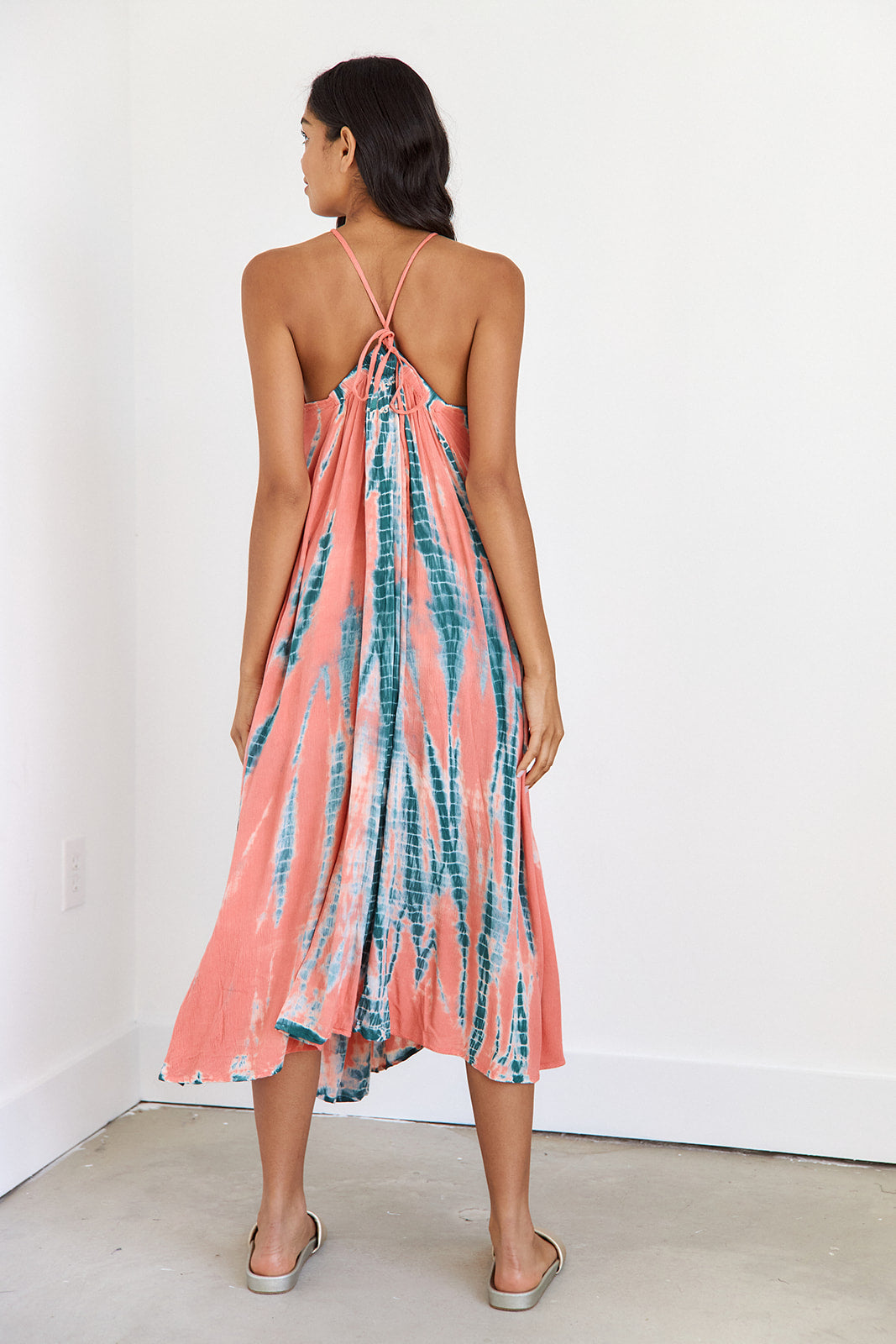 Rhoda Tie Dye Maxi Dress - fab'rik