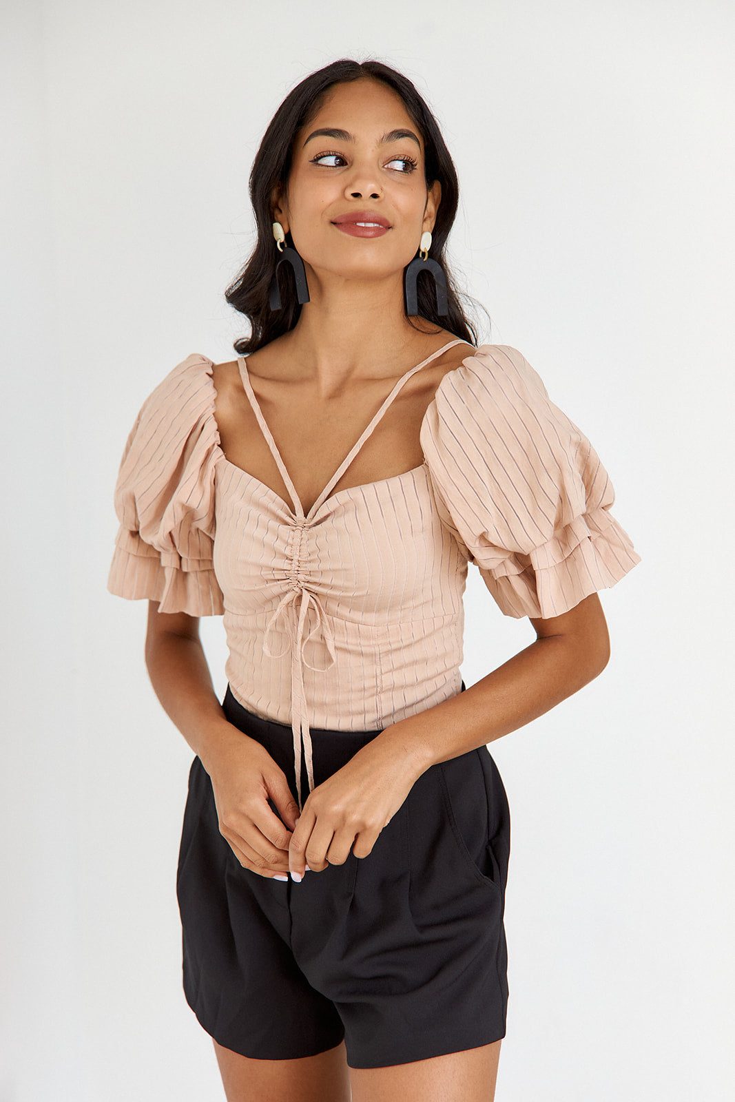 Kathie Puff Sleeve Blouse - fab'rik