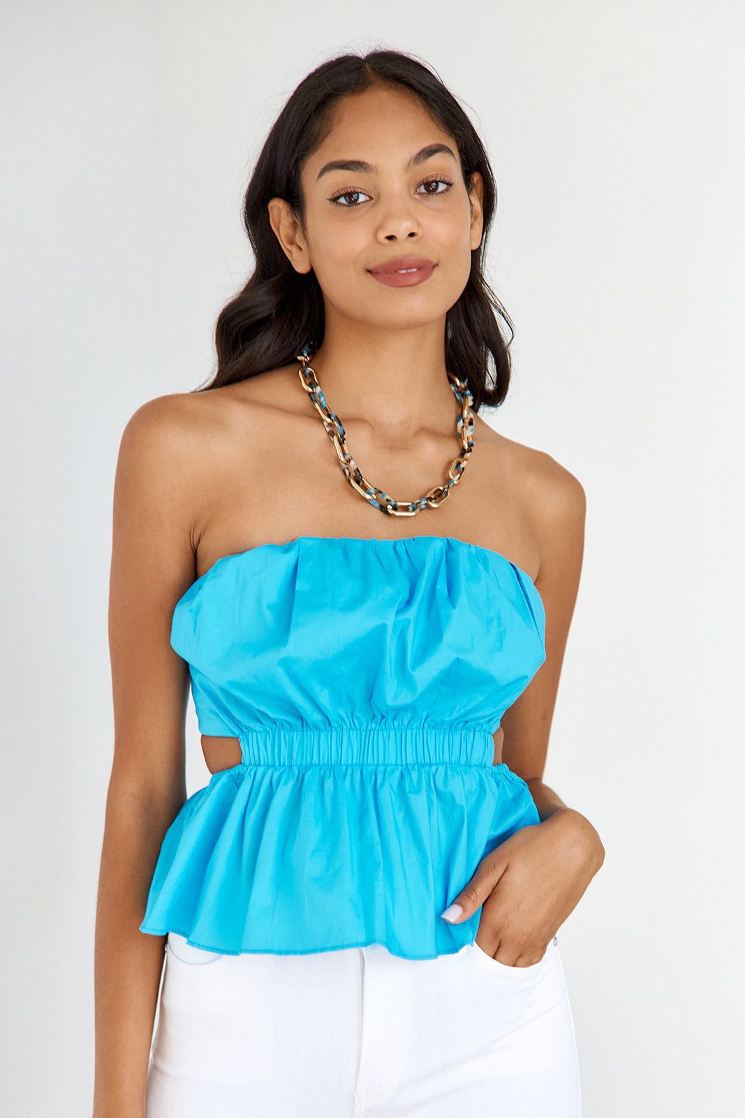 Reece Sleeveless Tiered Top - fab'rik