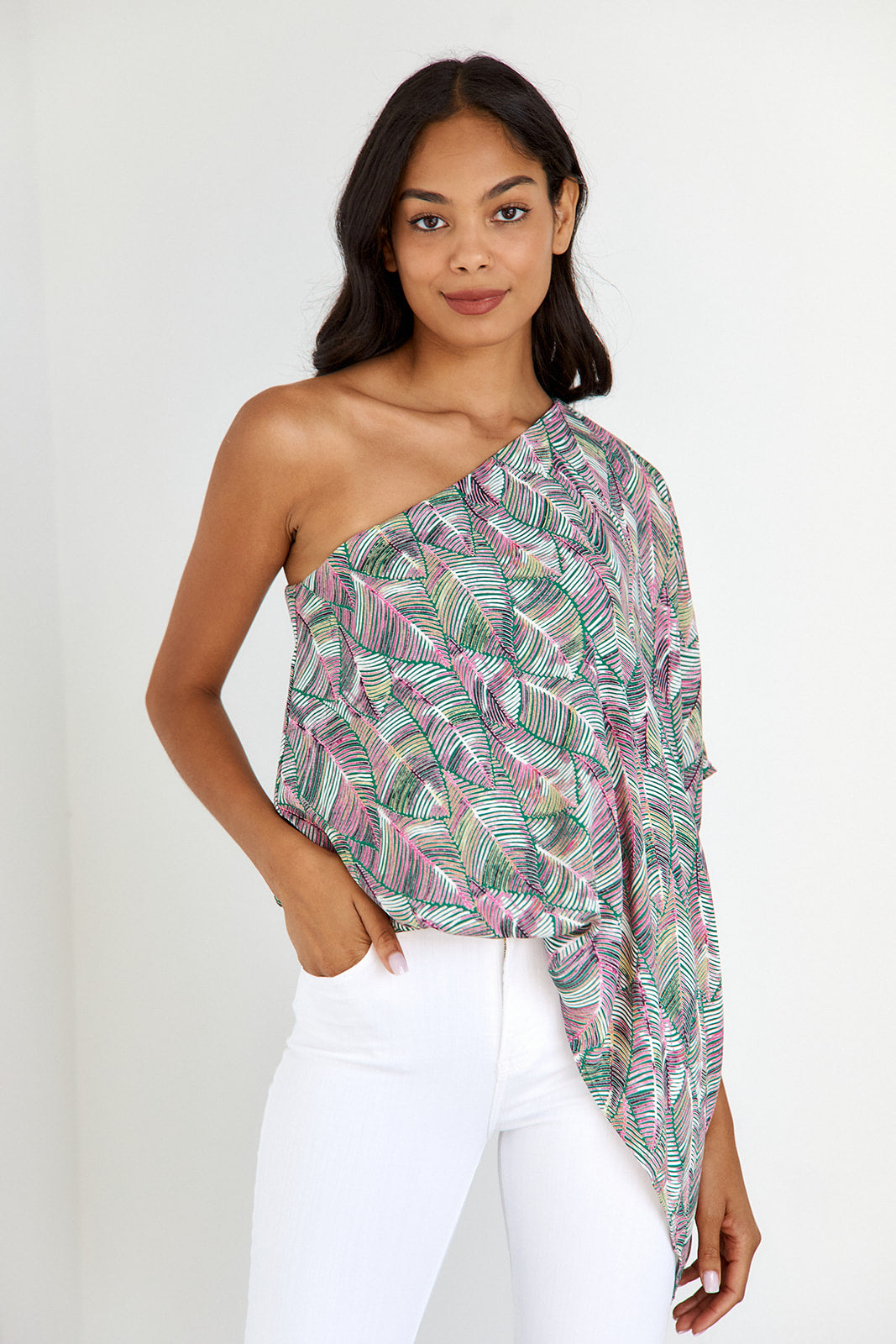 Daley One Shoulder Blouse - fab'rik