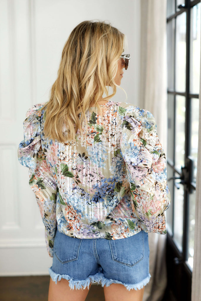 SALE - Aliza Floral Print Blouse - fab'rik