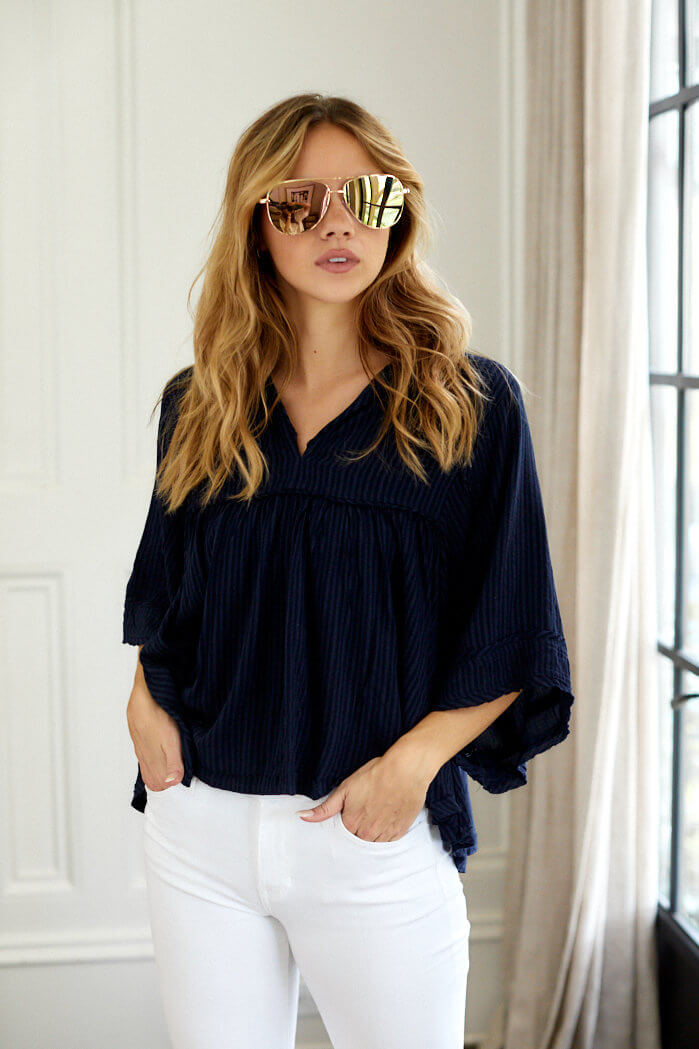Heather Short Sleeve Top - fab'rik