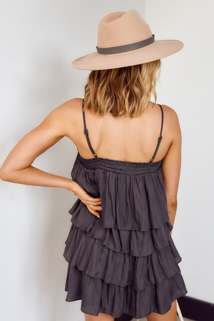 SALE - Crosbie Tiered Mini Dress - fab'rik