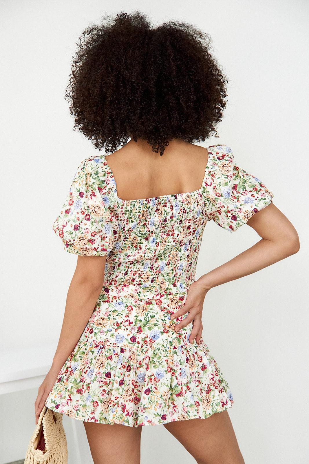 Lennon Floral Smocked Top - fab'rik