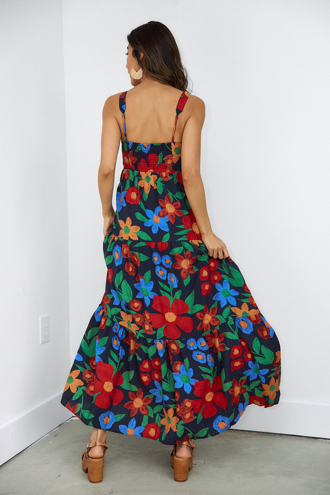 Orla Floral Tiered Maxi Dress - fab'rik