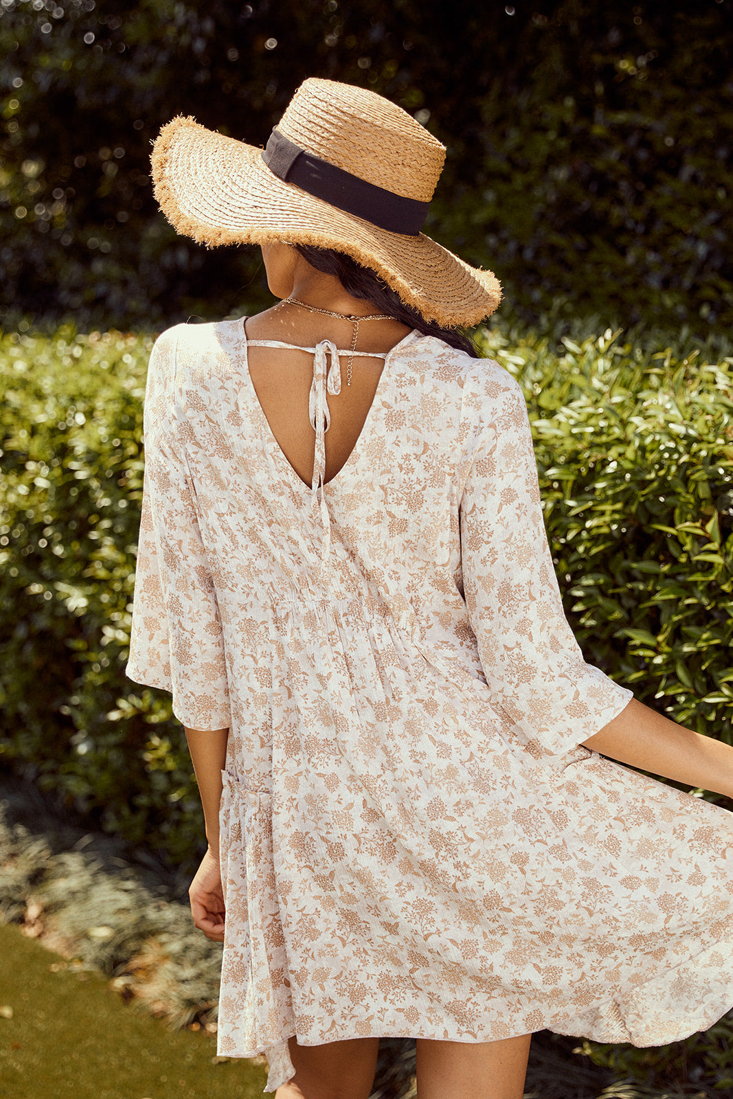 SALE - Ellis Floral Tiered Mini Dress - fab'rik