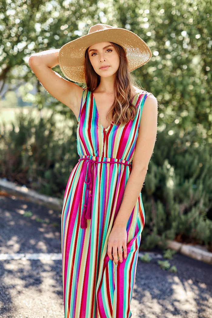 BB Dakota in the Rainbows Maxi Dress - fab'rik