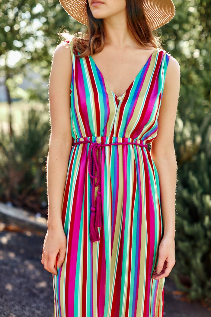BB Dakota in the Rainbows Maxi Dress - fab'rik