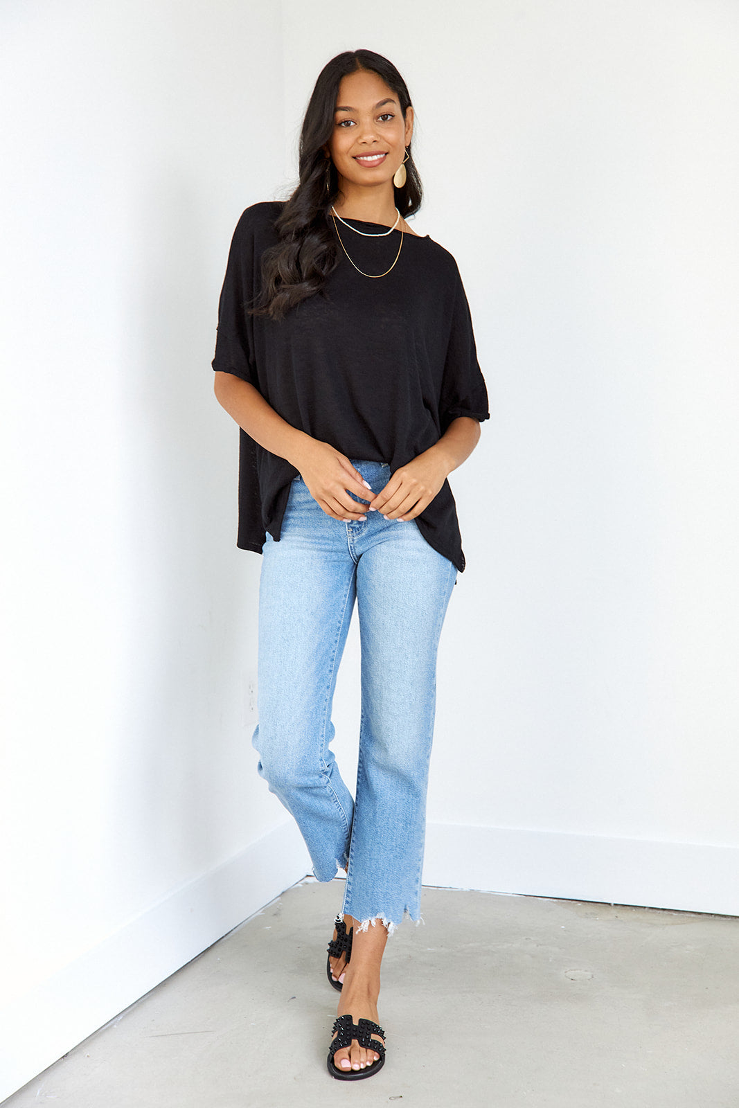 Emma Oversized Slub Tee - fab'rik