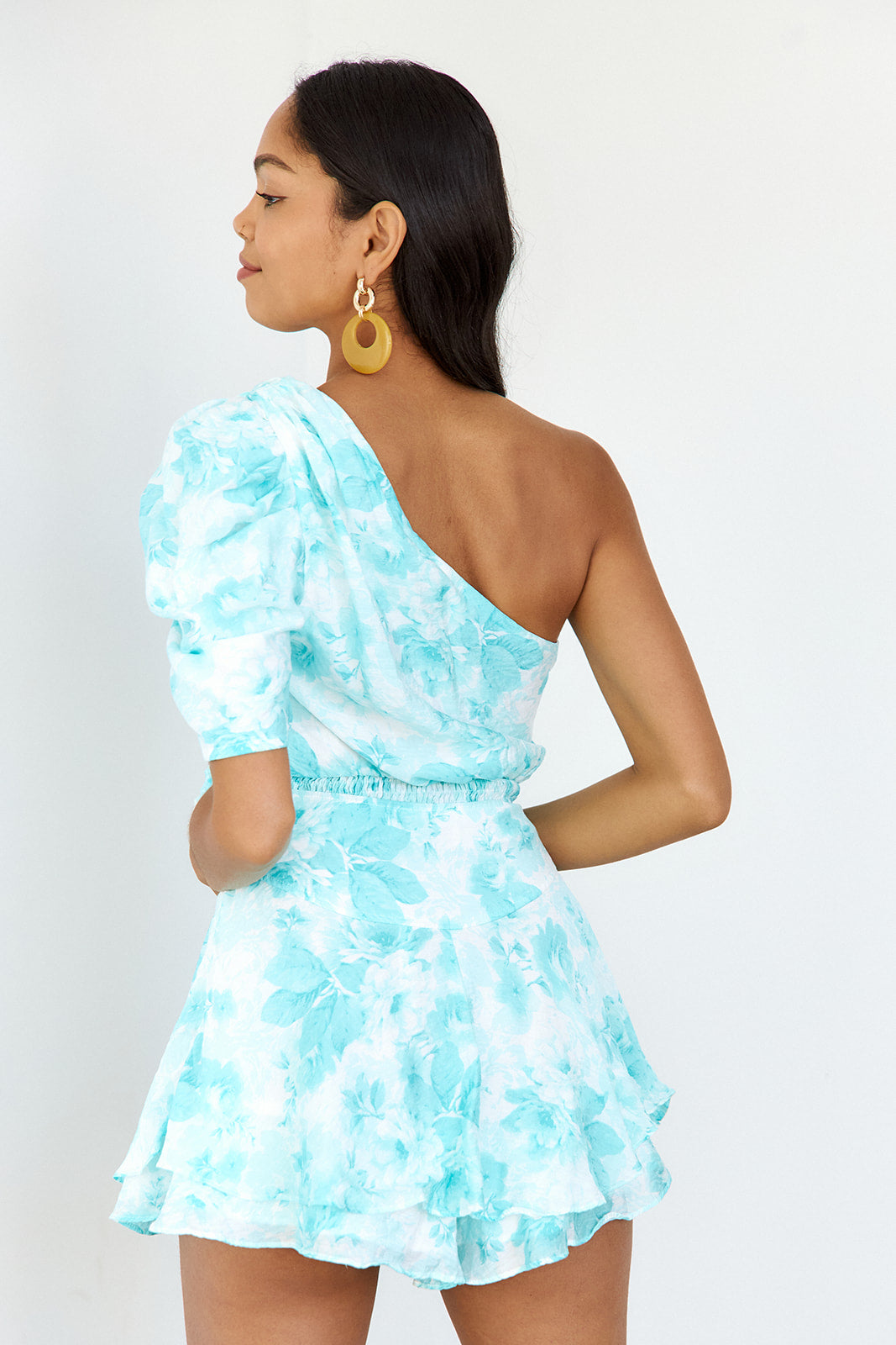 Bonnie One Shoulder Floral Blouse - fab'rik