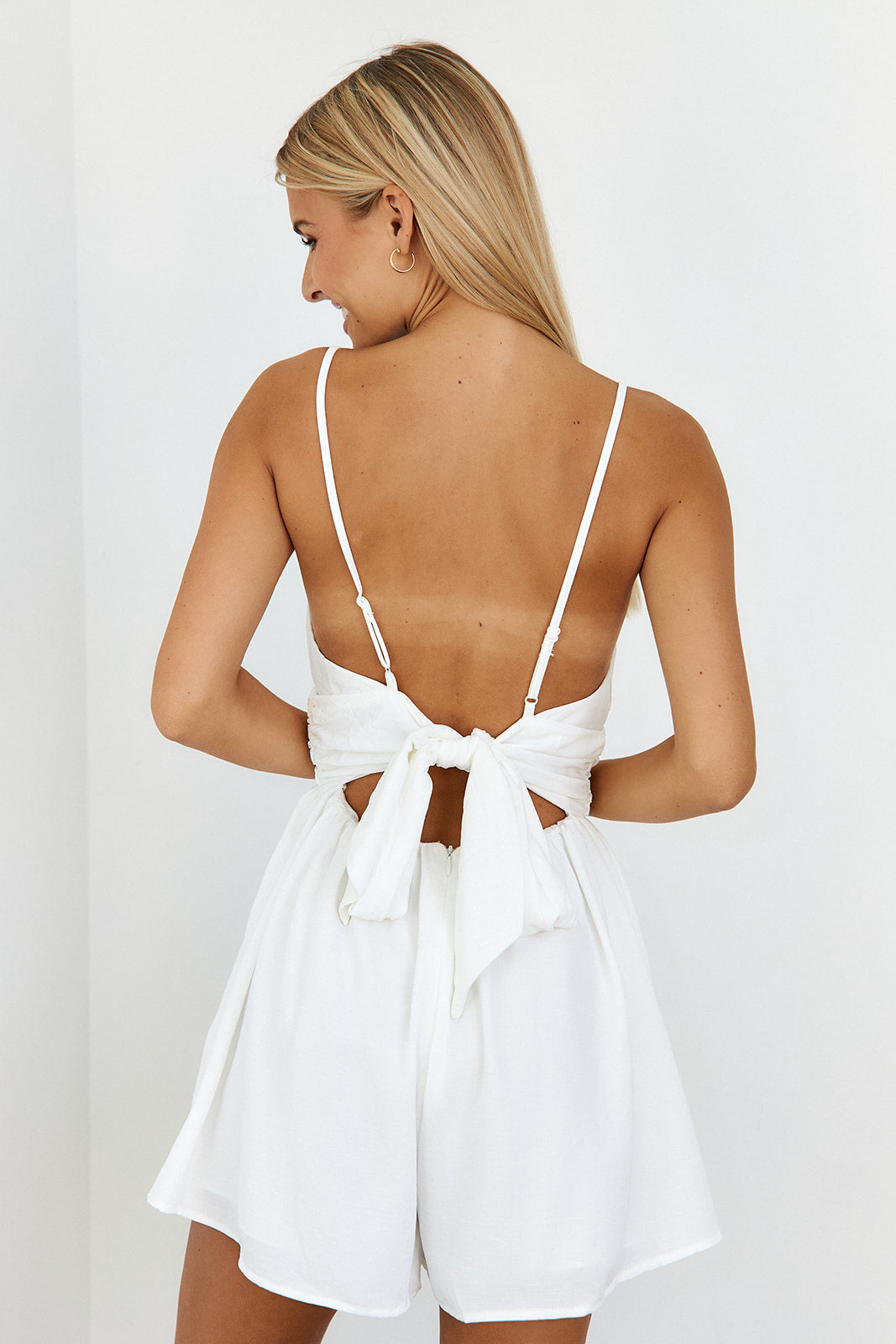 Raiden Tie Back Romper - fab'rik
