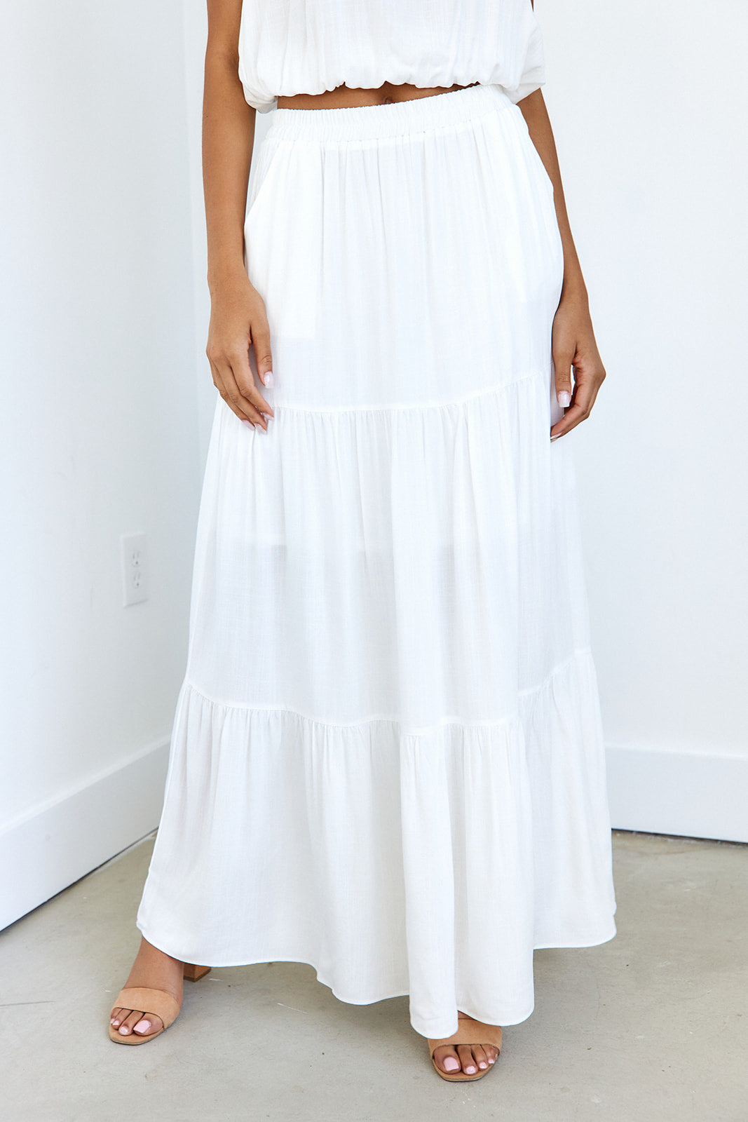 Cornelia Tiered Maxi Skirt - fab'rik